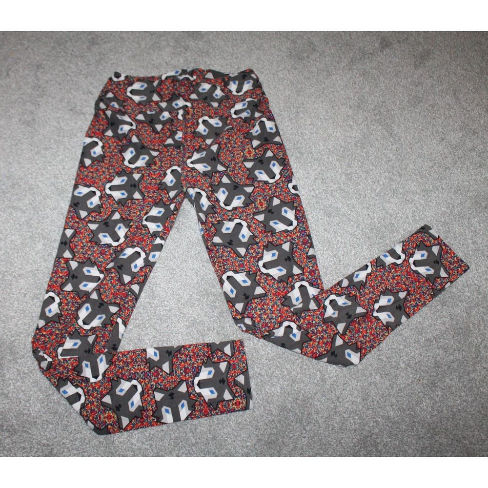 Womens Leggings LulaRoe OS One Size 0-12 Wildlife Design Colorfull Fox
